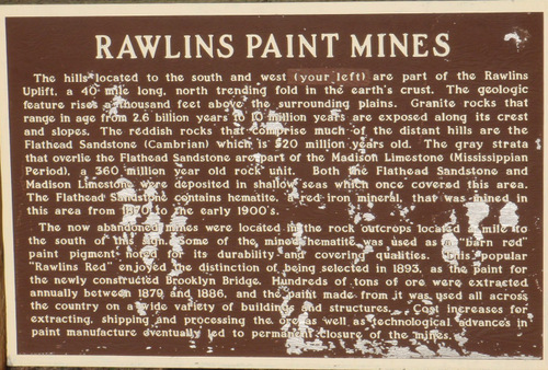 Rawlins Paint Mine Story.